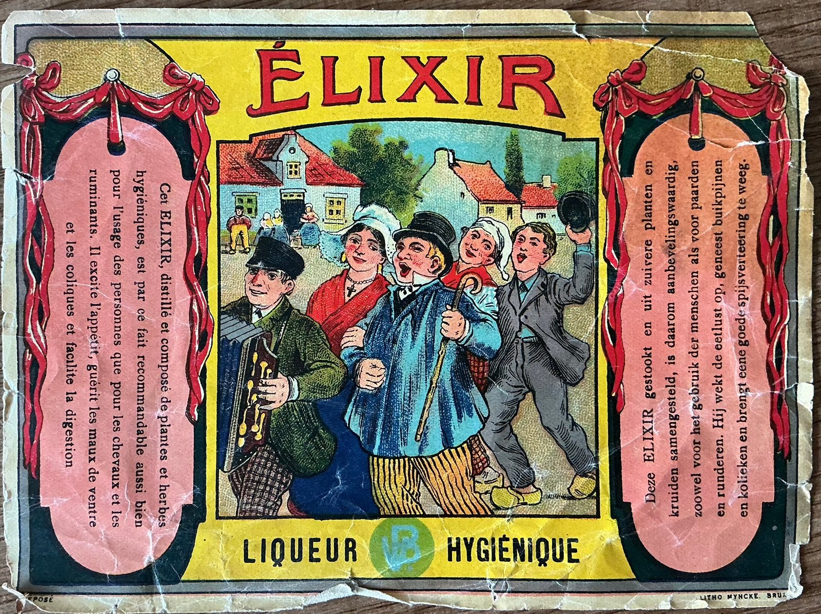 Ancienne étiquette ELIXIR, Enlèvement ou Envoi, Utilisé, Autres types