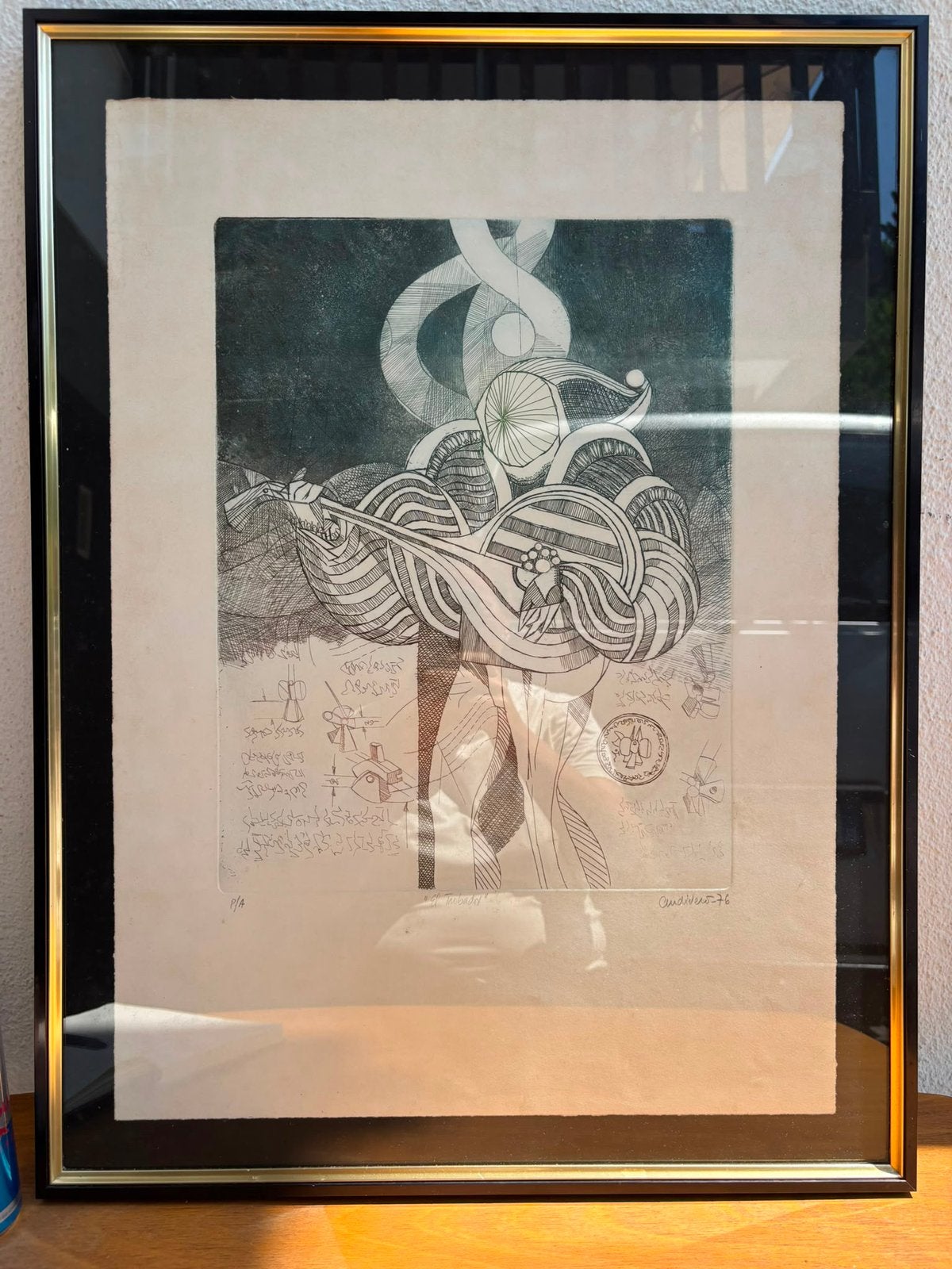 peintre et graphiste Antonio Andivero (ANDIVERS), Signé, Enlèvement