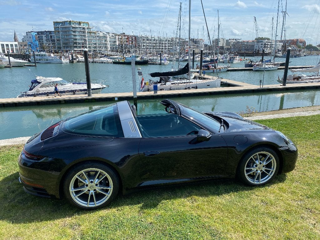 Porsche Targa 4  PDK, Auto's, Porsche, Automaat, 4 zetels, Cabriolet, Zwart
