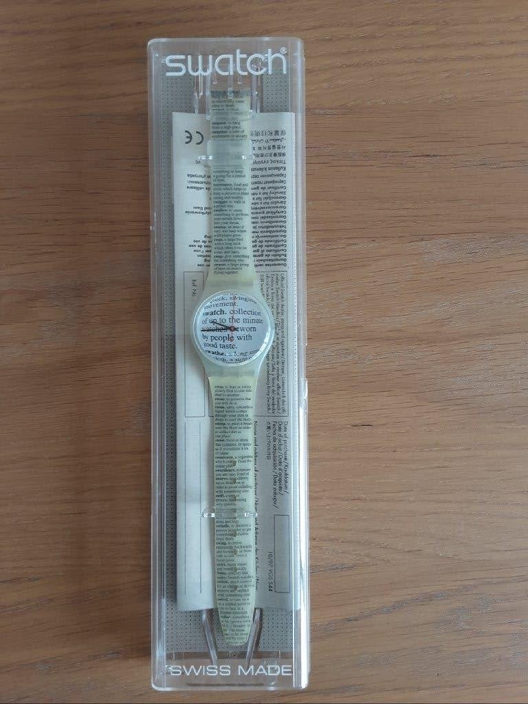 Swatch GK338 NOS, Handtassen en Accessoires, Horloges | Heren, Kunststof, Polshorloge, Swatch, Nieuw