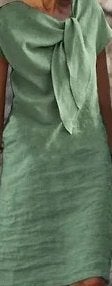 nieuw-staat jurk zomer 2025 (large), Kleding | Dames, Jurken, Ophalen of Verzenden, Nieuw, Maat 42/44 (L), Groen