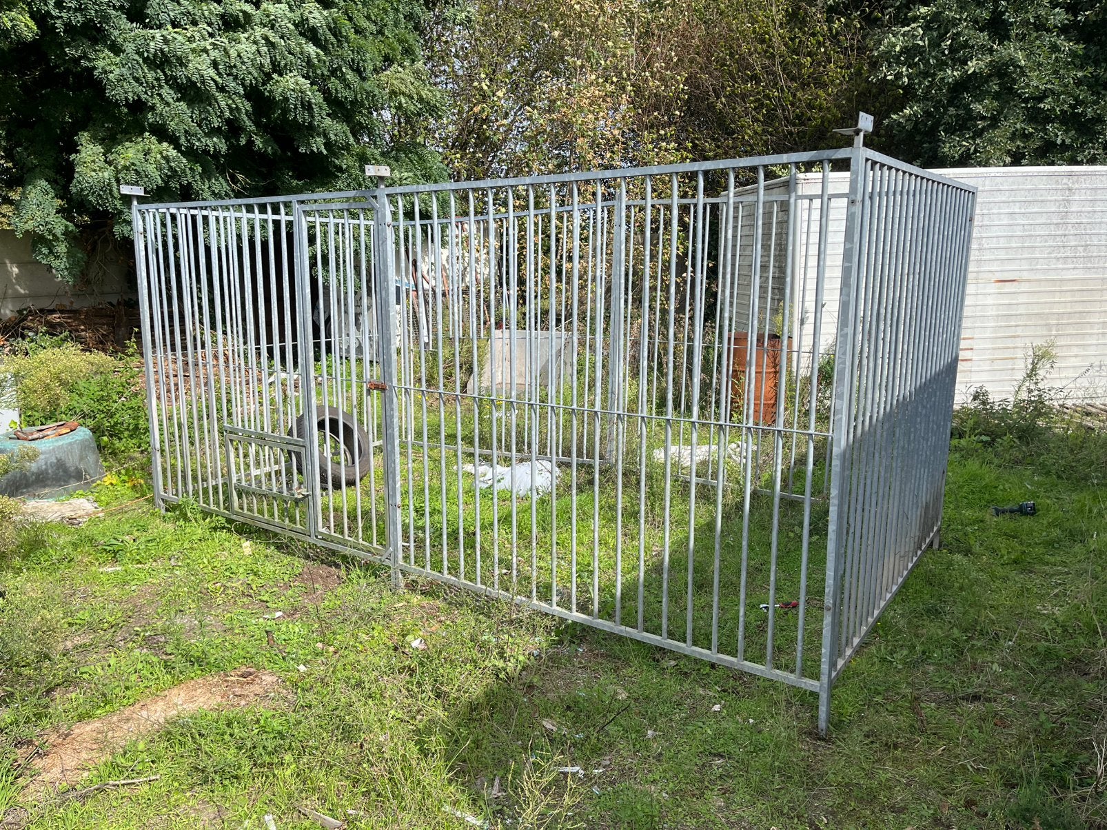 Hondenren 2 x 4 m, Dieren en Toebehoren, Ophalen, Hondenkennel, 110 cm of meer, 100 cm of meer