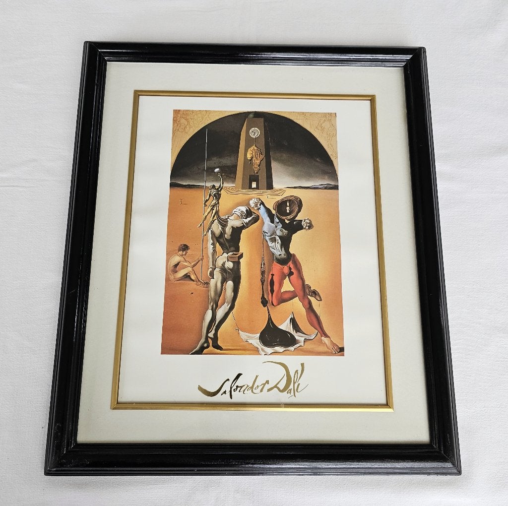 Opgedrukte gesigneerde lithografie - Salvador Dalí, Ophalen of Verzenden