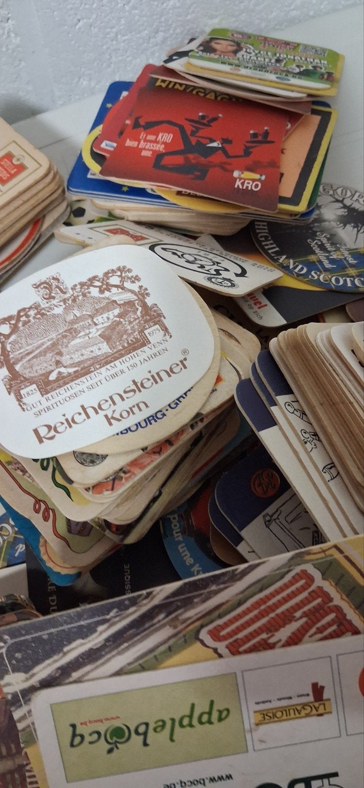 Veel oude sous bockbieren, Verzamelen, Ophalen of Verzenden, Stella Artois
