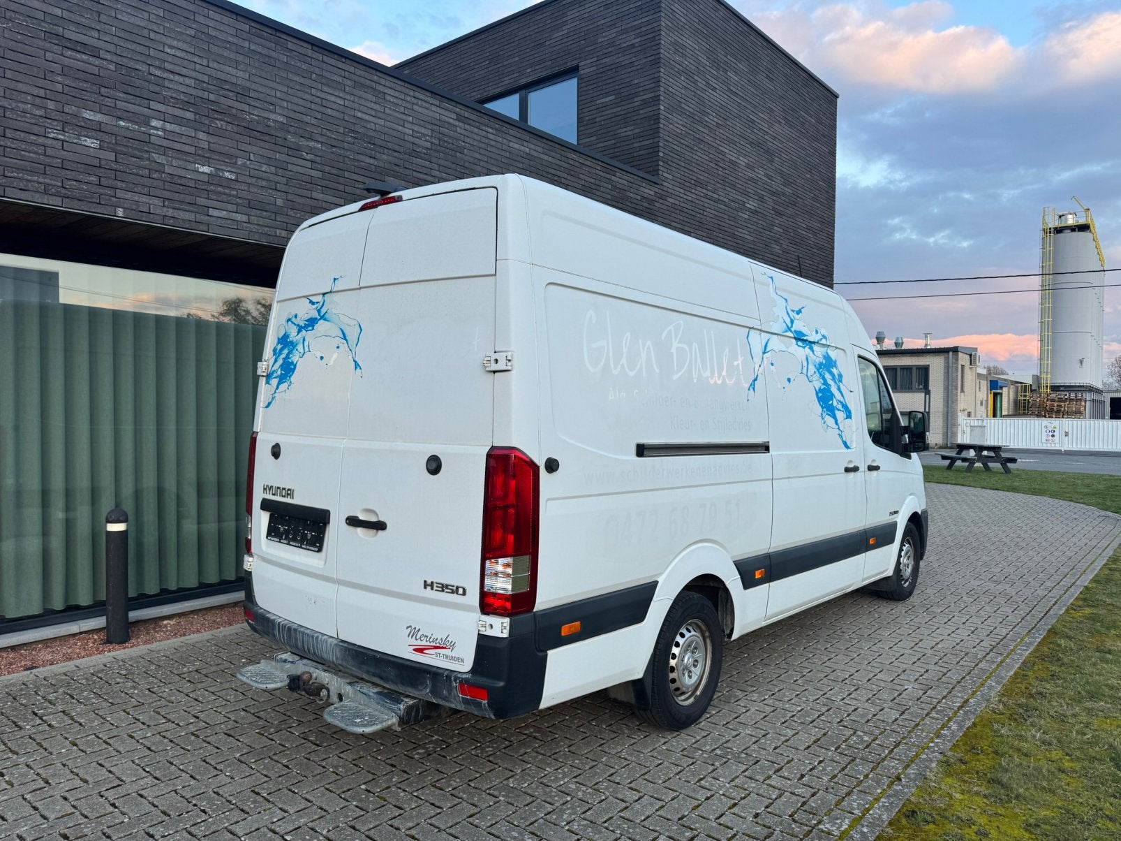 Hyundai H350 2.5 diesel 2016 L3 H3 gekeurd, Auto's, Bestelwagens en Lichte vracht, Voorwielaandrijving, Euro 5, Stof, Wit
