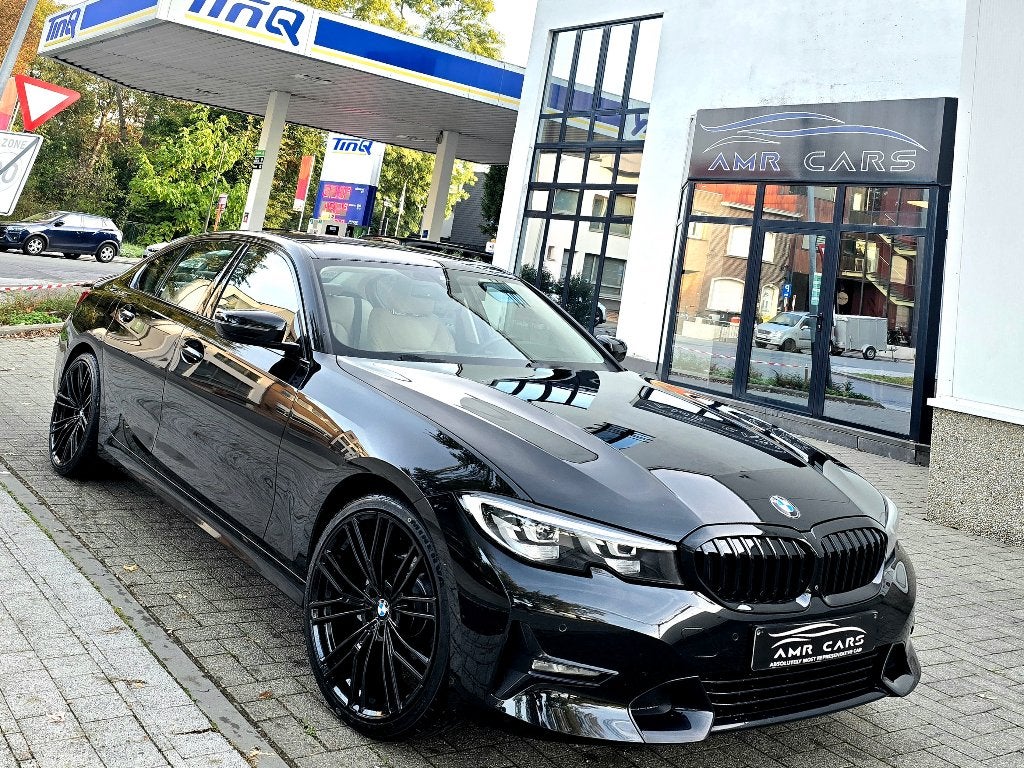 318I Sport Line - 360 Camera-HeadUp Display-Oyster Leder enz, Autos, Cuir, Achat, Entreprise, Garantie prolongée