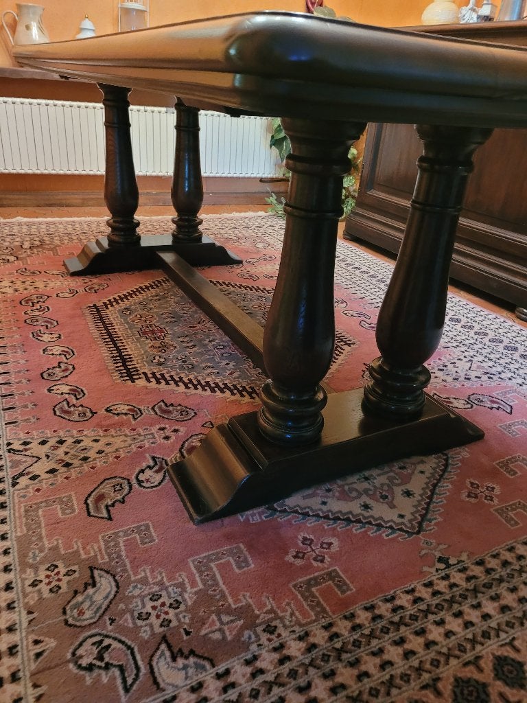Table chêne massif de plus de deux mètres,  ancienne, Ancien, 200 cm ou plus, Enlèvement, Utilisé