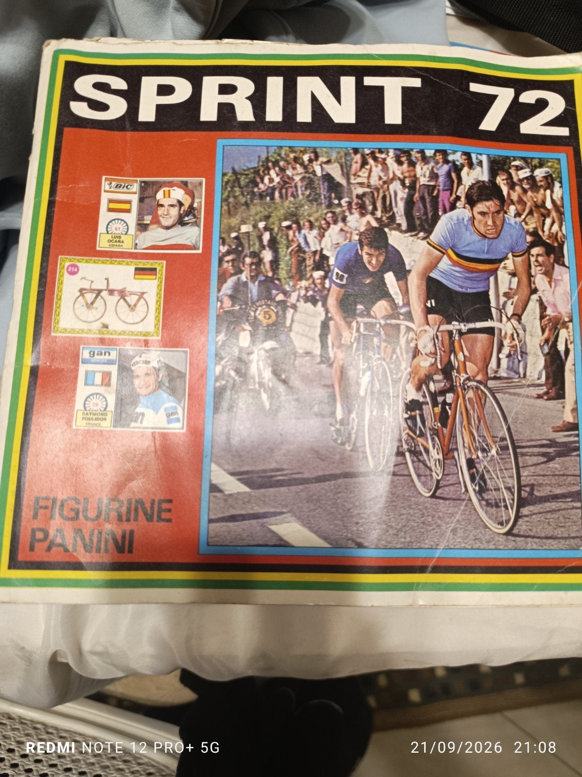 sprint 72 figurine panini, Ophalen