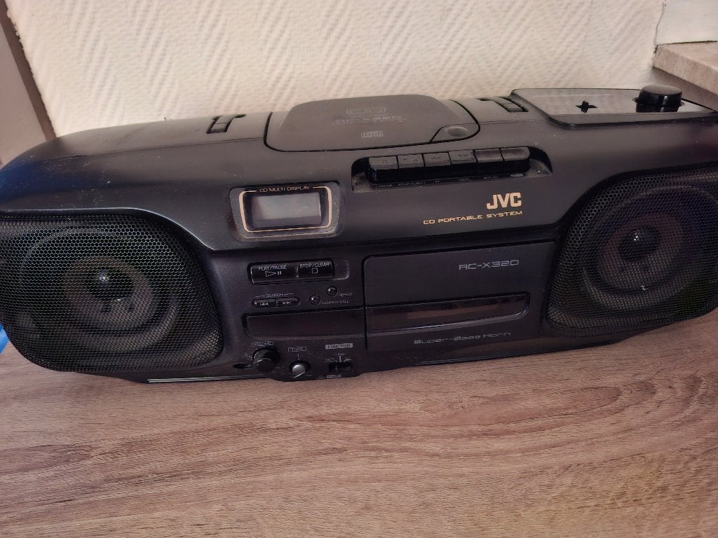 Retro radio-cd-casettespeler, Enlèvement, Audio et Vidéo