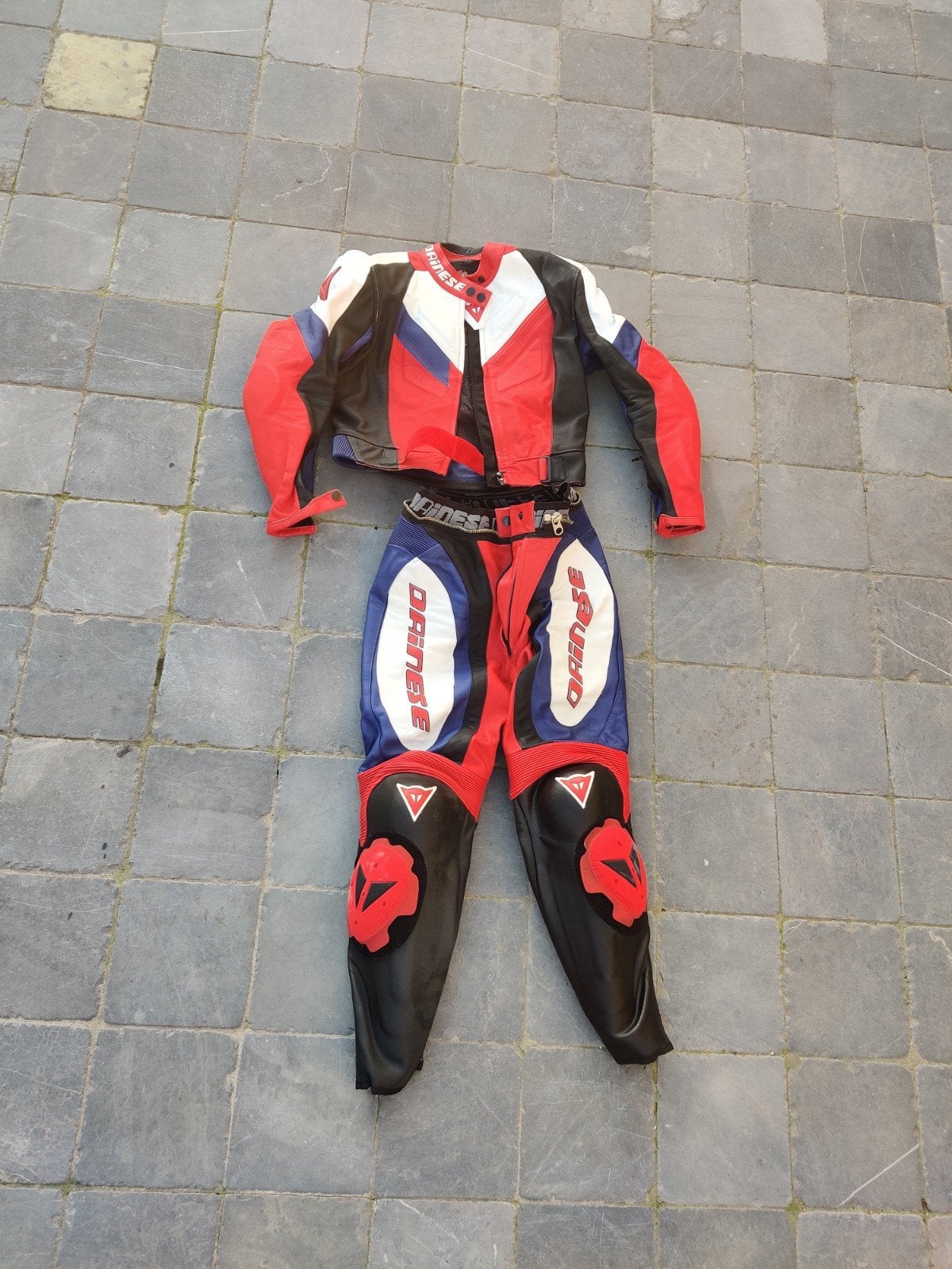 dainese leren motorpak maat 46, Motoren, Ophalen of Verzenden, Tweedehands, Combipak, Dainese