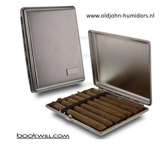 BOOKWILL SIGARENKOKER NIKKEL - W.Havanna  / Senoritas  sk202, Envoi, Neuf, Boite à tabac ou Emballage