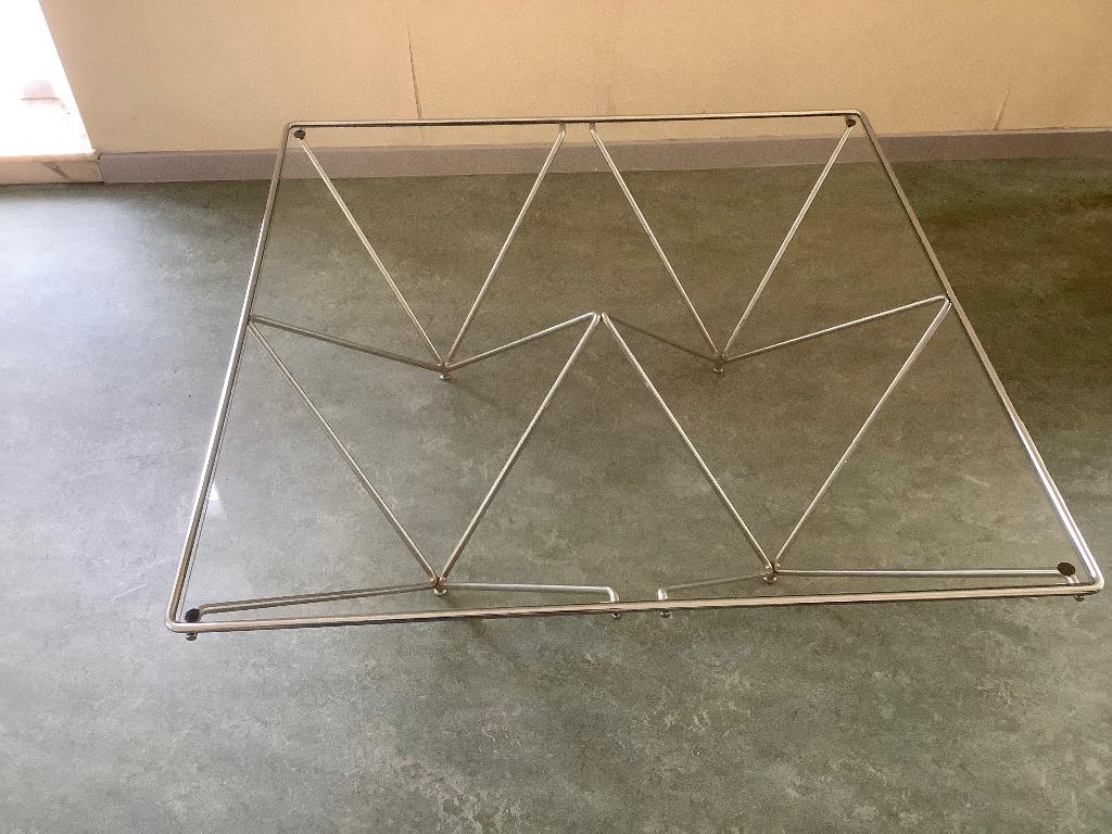 Salontafel, Huis en Inrichting, Tafels | Salontafels, Ophalen, 50 tot 100 cm, Vierkant, 50 tot 100 cm