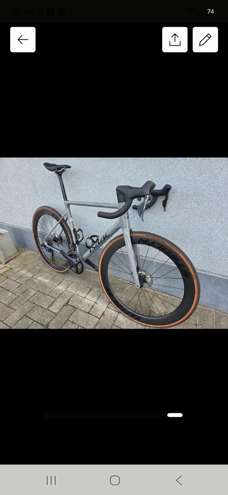 isaac Element 2022 met nieuw frame en powermeter 4iiii., Fietsen en Brommers, Gebruikt, Carbon, Heren, Schijfrem