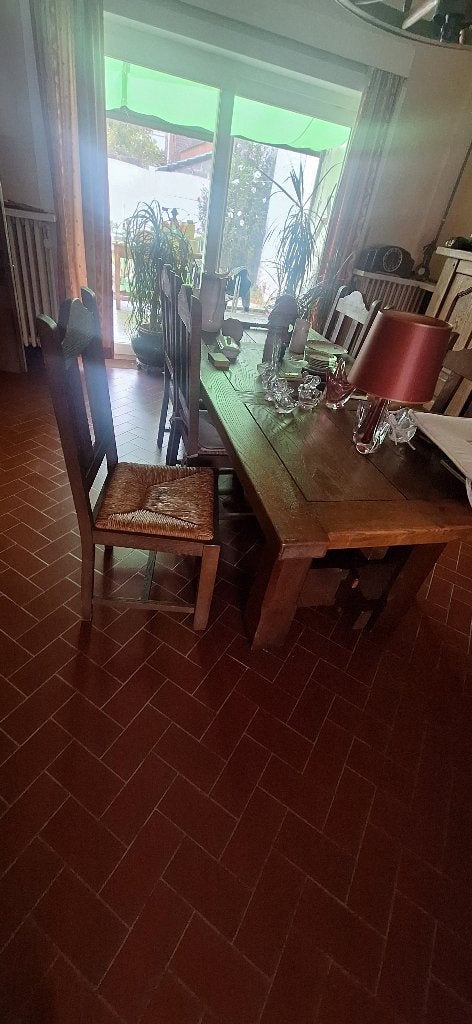 Salles à manger de style rustique en chêne, Huis en Inrichting, Ophalen, Gebruikt, Rustique, 4 tot 6 stoelen