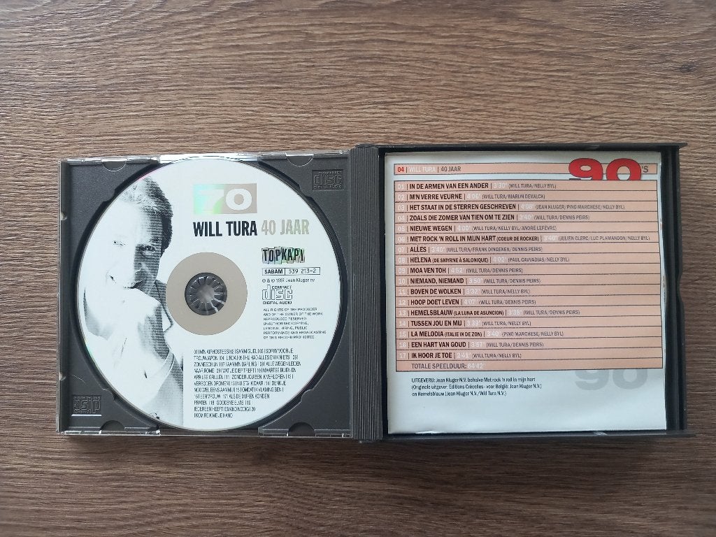 4CD Box set Will Tura 40 Jaar Pop Chanson Levenslied, Ophalen of Verzenden, Levenslied of Smartlap, Boxset