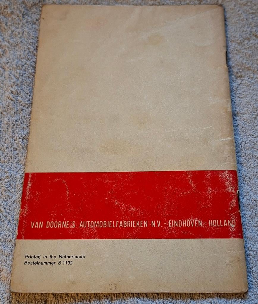 DAF MB 200 DKDL instructieboek, Ophalen of Verzenden, Gelezen, DAF