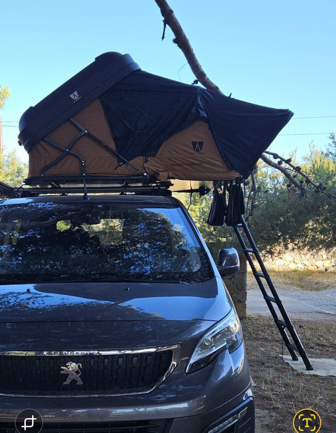 Vickywood Mighty Oak 190 – Tente de toit hybride familiale, Enlèvement