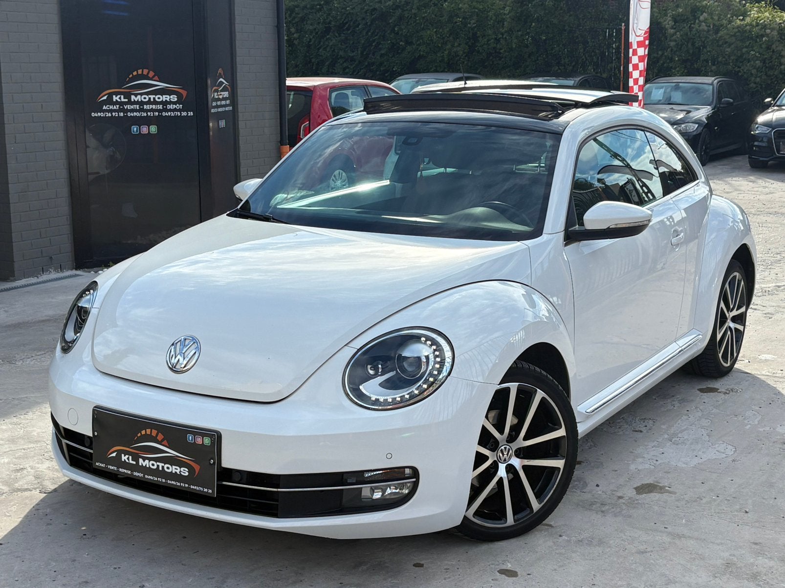 VW BEETLE DESIGN 1.2 TSI ESSENCE 2012 152 000KM CARPASS, Auto's, Voorwielaandrijving, Euro 5, Stof, Wit