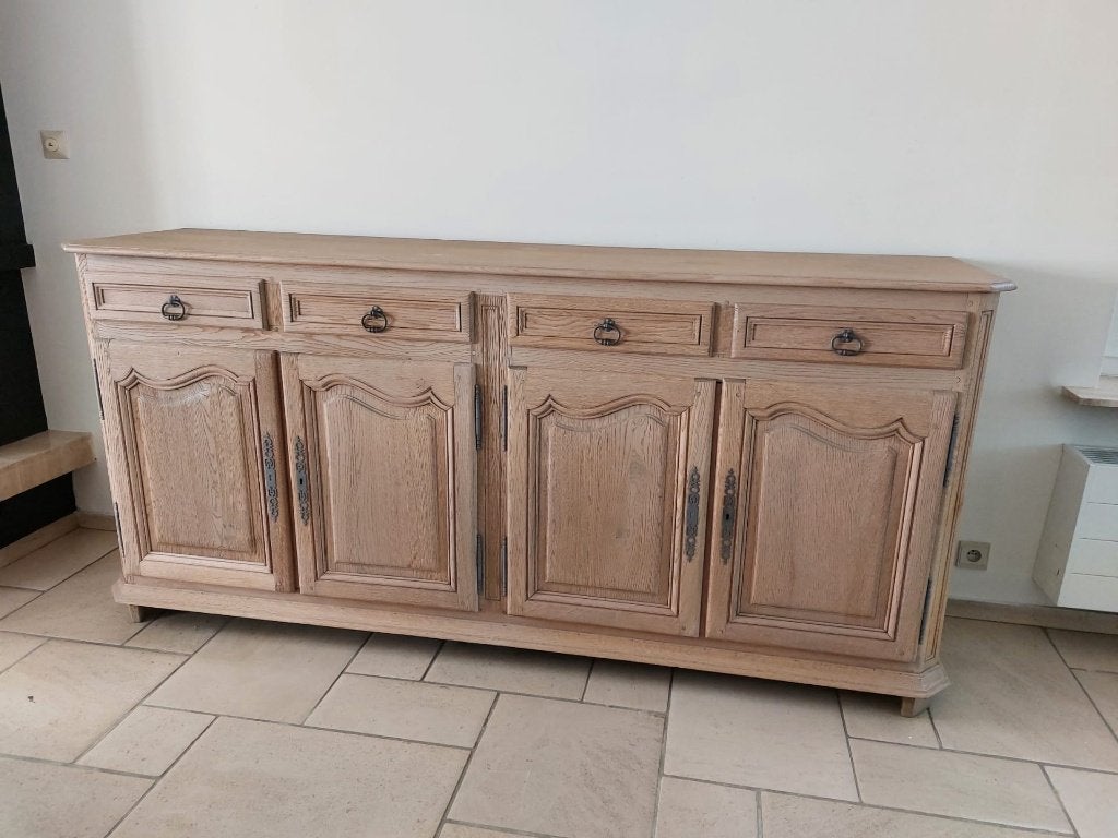 2x dressoir, Ophalen, Met deur(en), 150 tot 200 cm, Eikenhout