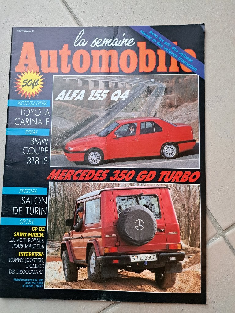LA SEMAINE AUTOMOBILE - magazines automobiles, Enlèvement ou Envoi, Général, Utilisé, Zie beschrijving
