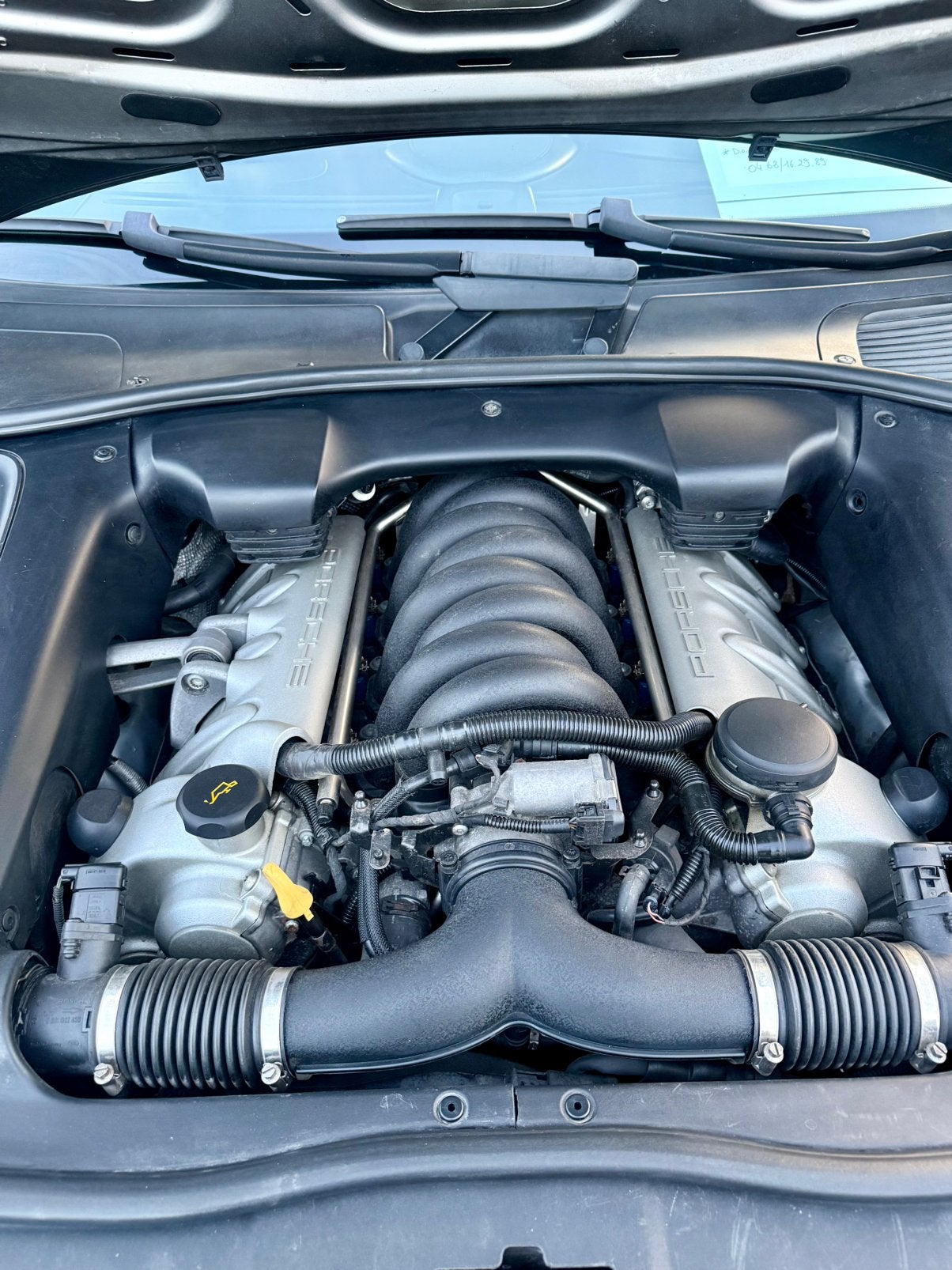 Unieke Porsche Cayenne lichte vracht gekeurd voor verkoop **, Autos, Porsche, 4500 cm³, Achat, 2 places, Noir