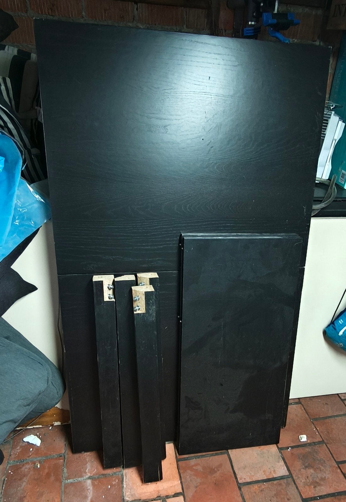 tafel uittrekbaar, Ophalen
