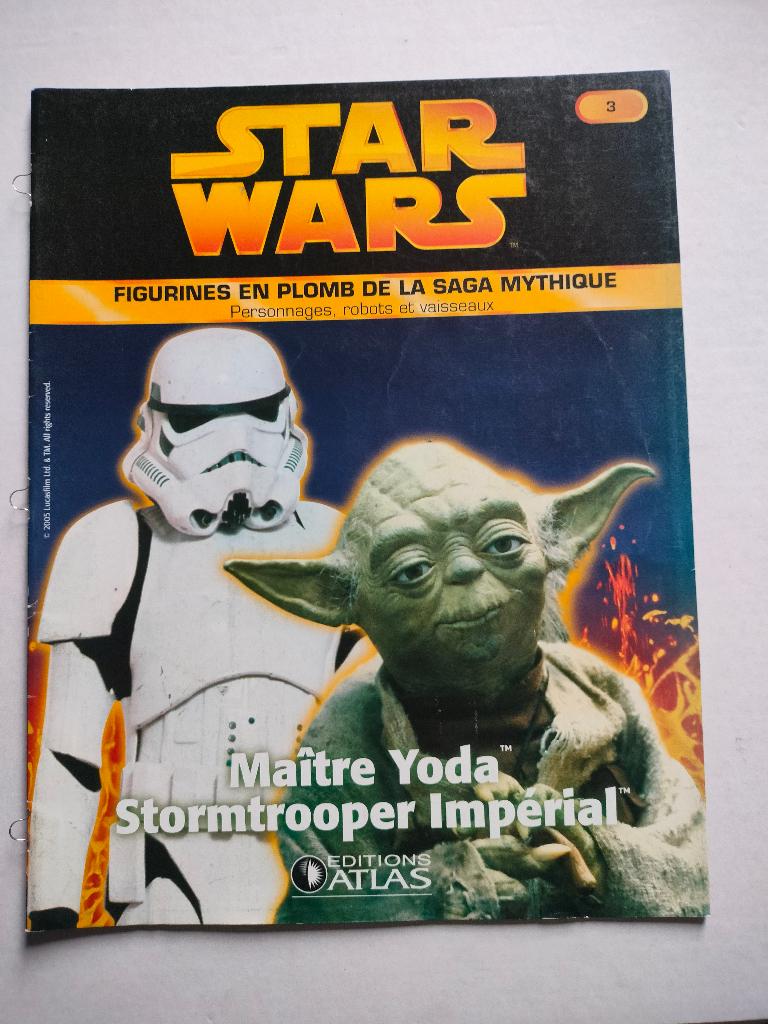 2) Star Wars Le magazine d'instructions figurines Atlas 2005, Enlèvement ou Envoi, Utilisé, Livre, Poster ou Affiche