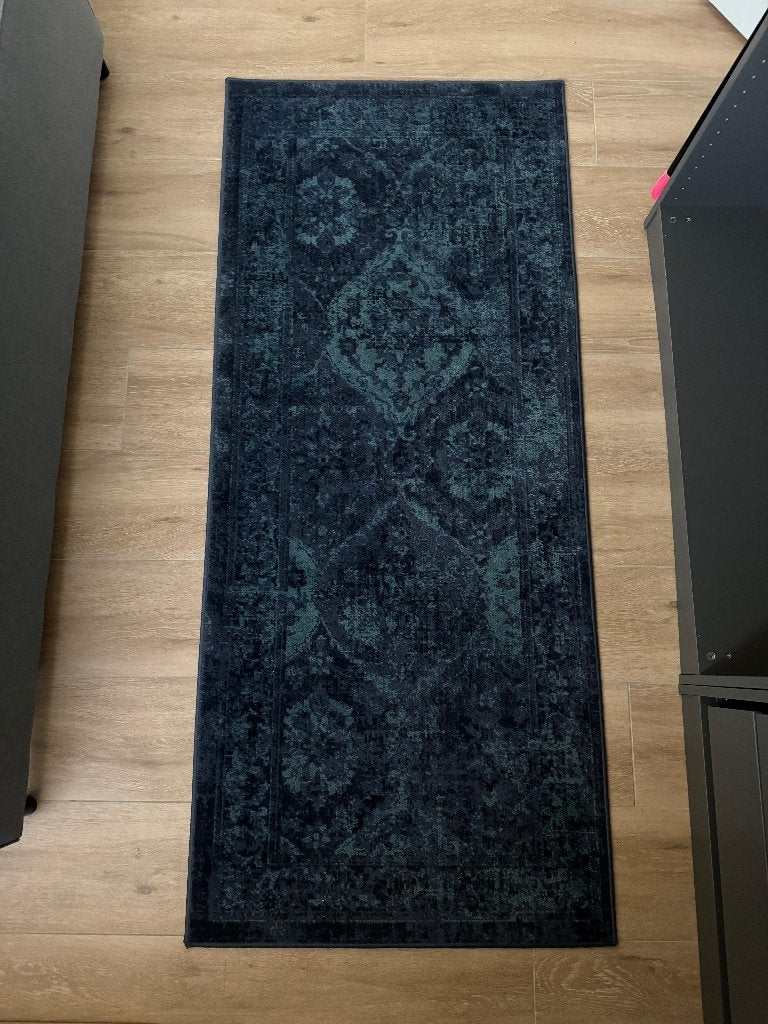 Tapijt Ikea, Ophalen, Gebruikt, Blauw, 50 tot 100 cm