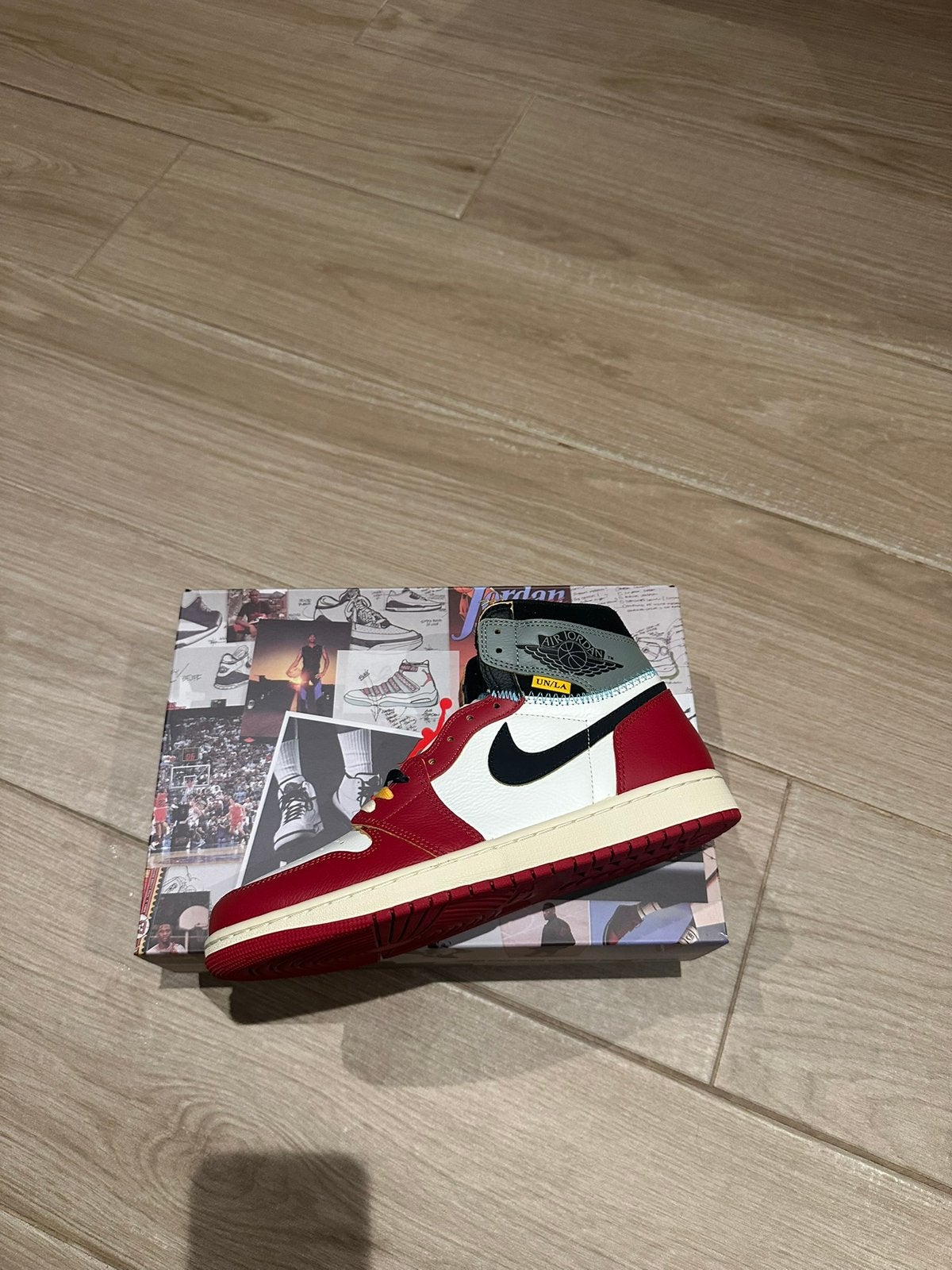 Jordan Retro 1 Union LA Chicago Shadown Maat 44.5, Kleding | Heren, Schoenen, Ophalen of Verzenden, Nieuw, Sneakers