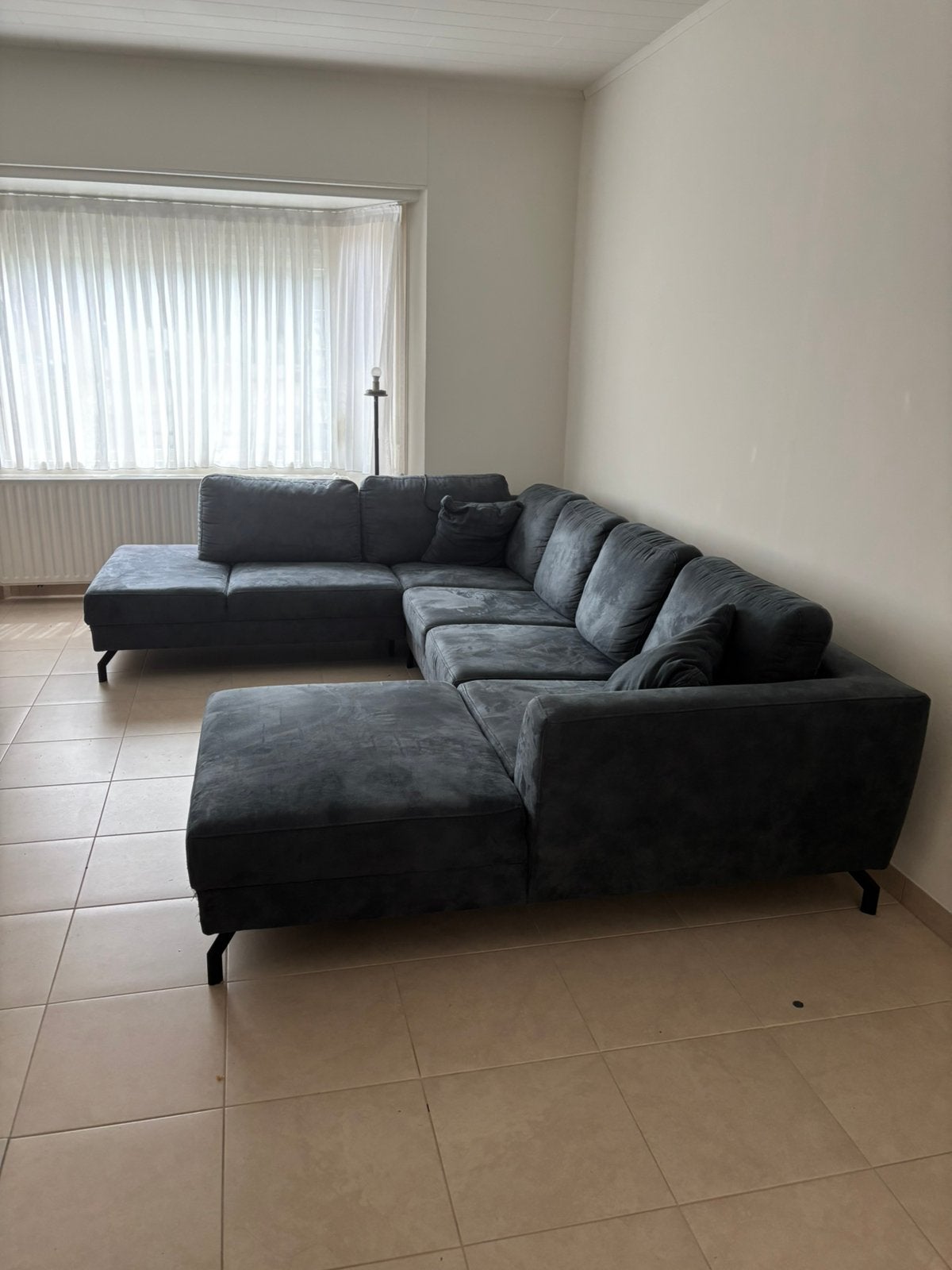 Zetel te koop, Ophalen, Gebruikt, Stof