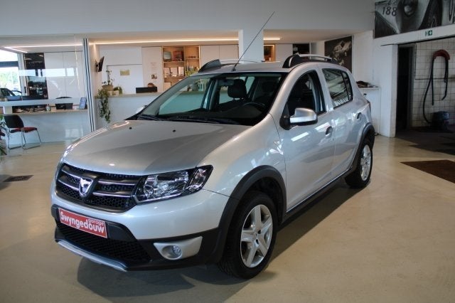 Dacia Sandero Stepway 0.9 TCe Stepway,airco, Auto's, Dacia, Voorwielaandrijving, Stof, Zwart, Parkeersensor