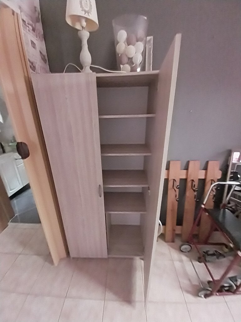 Garde robe, Maison & Meubles, Teck, 25 à 50 cm, Avec porte(s), Normal