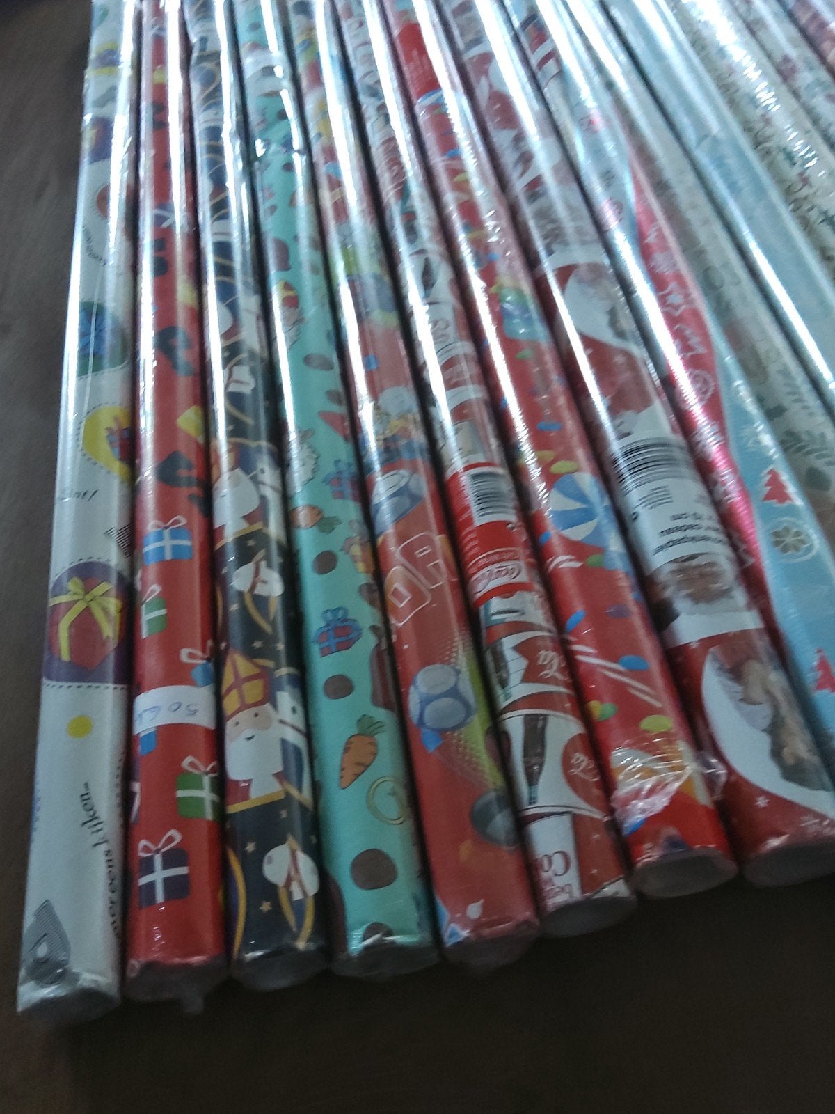 mooi cadeaupapier, Ophalen