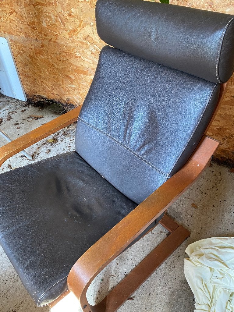 zetel, Ophalen, Gebruikt, Eenpersoons, Leer