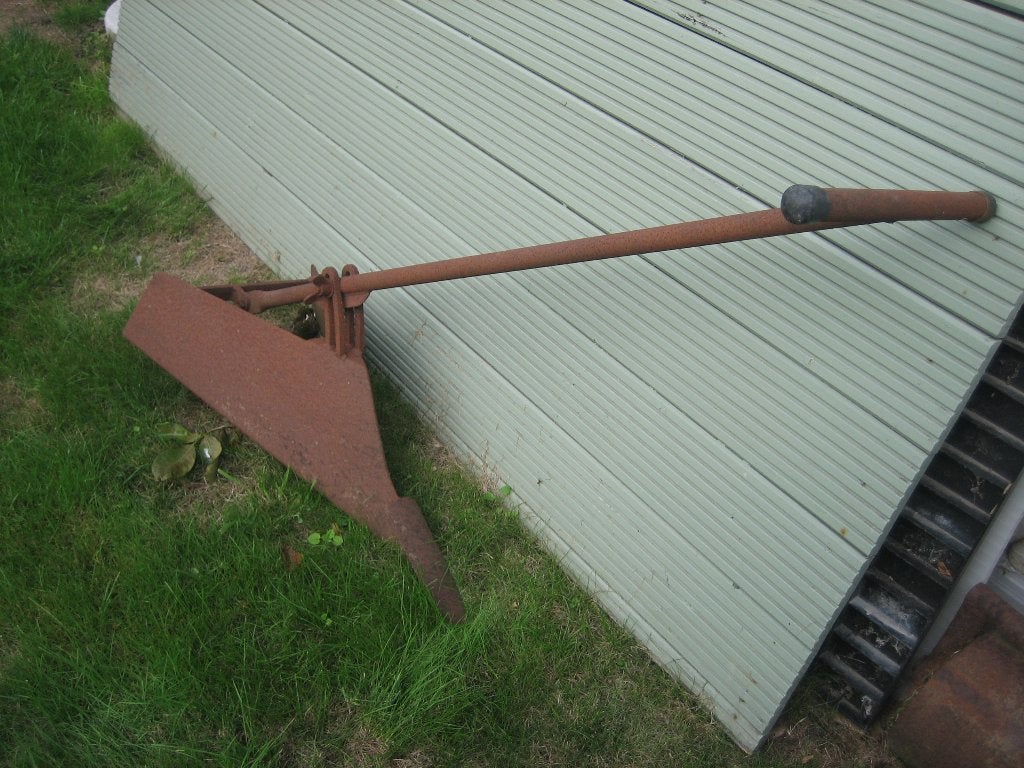 landploeg en  5 tand, Tuin en Terras, Ophalen, Gebruikt