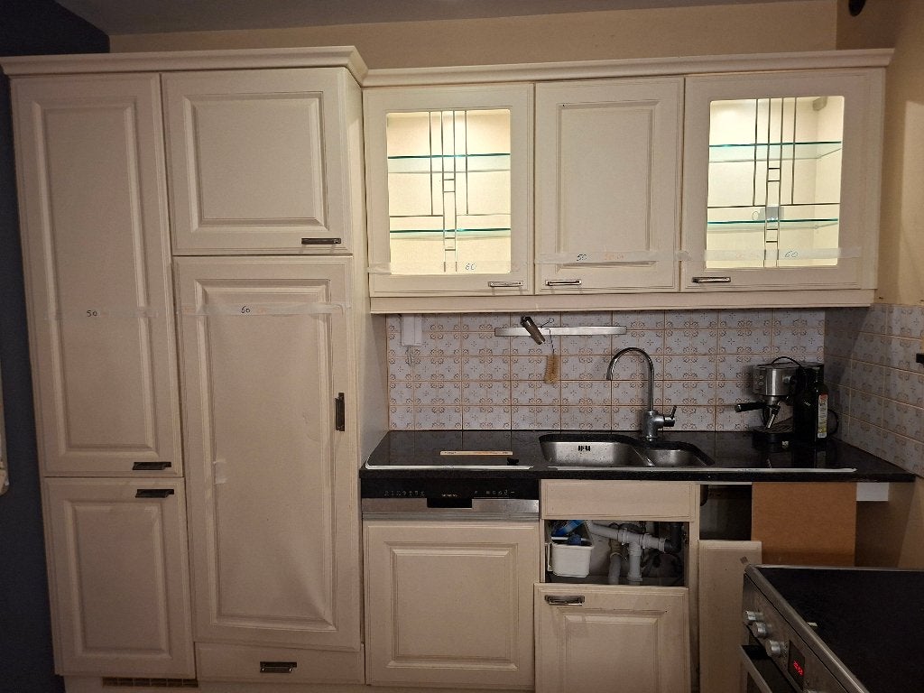 keuken :  keukenkast en deuren, Ophalen, Gebruikt, 200 cm of meer, 50 tot 100 cm