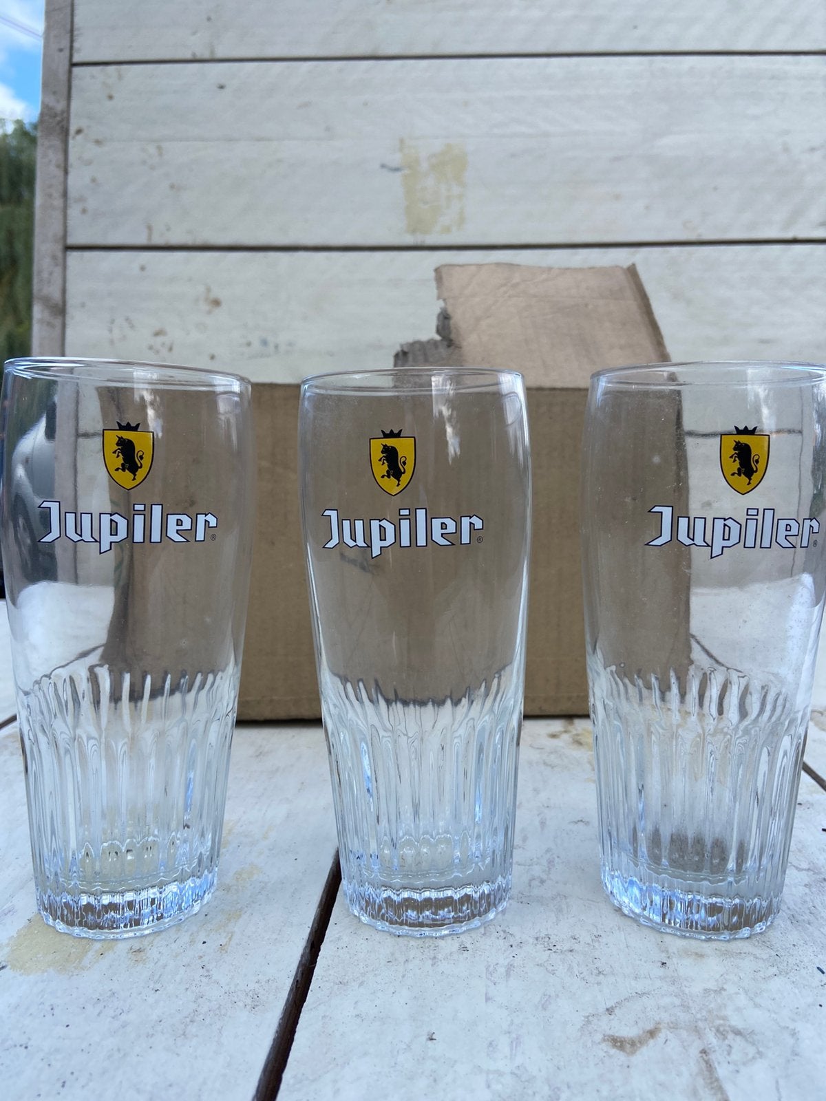 Verres à bière Jupiler 33cl - 12 pièces, Collections, Enlèvement, Comme neuf
