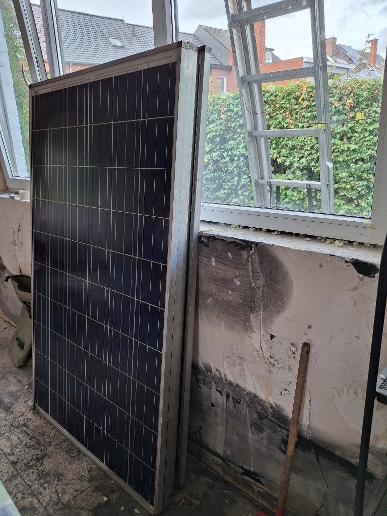 zonnepanelen 5 stuks van 250 Watt, Doe-het-zelf en Bouw, Zonnepanelen en Toebehoren, Ophalen, Gebruikt, Paneel, 200 wattpiek of meer