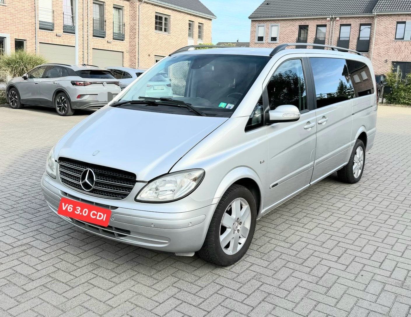 Mercedes viano V6 3.0 cdi 8 personne, Auto's, Automaat, Monovolume, Zwart, Leder