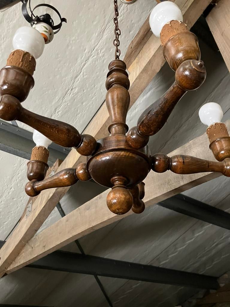 Houten luster, Ophalen, Zo goed als nieuw