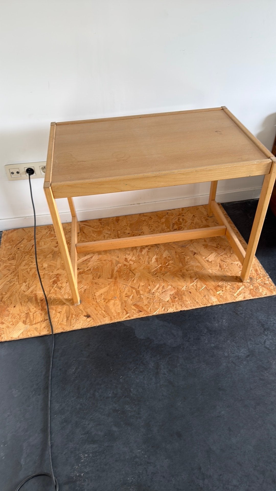 Kindertafel, Ophalen, Gebruikt