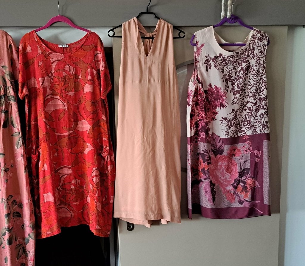 Zomerjurk XL, roze en rood, Ophalen of Verzenden, Maat 46/48 (XL) of groter, Rood