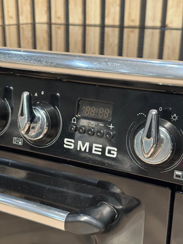 Smeg Victoria Inductie 90cm + Fornuis + Afzuigkap, Ophalen of Verzenden, Grill, Gas