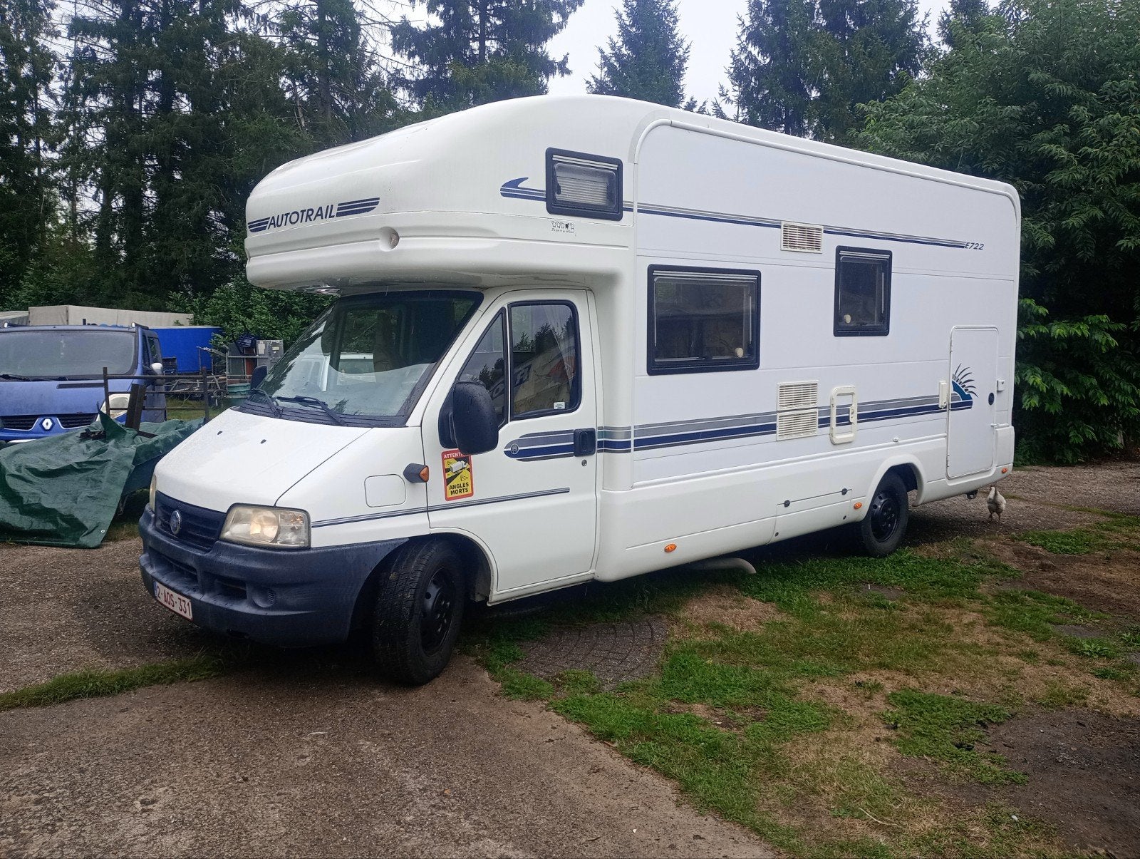 Mobil-home 6 places Autotrail, châssis Fiat Ducato 2.8, Toilette à cassette, Fiat, Boîte manuelle, Jusqu'à 6