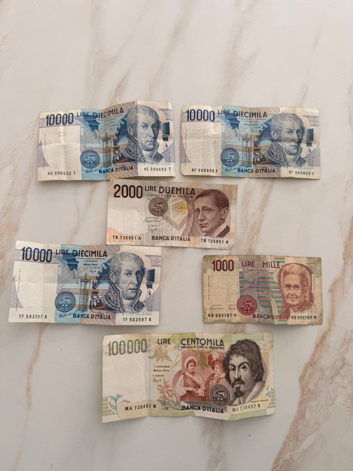 Oude Italiaanse biljetjes, Postzegels en Munten, Munten en Bankbiljetten | Verzamelingen, Ophalen