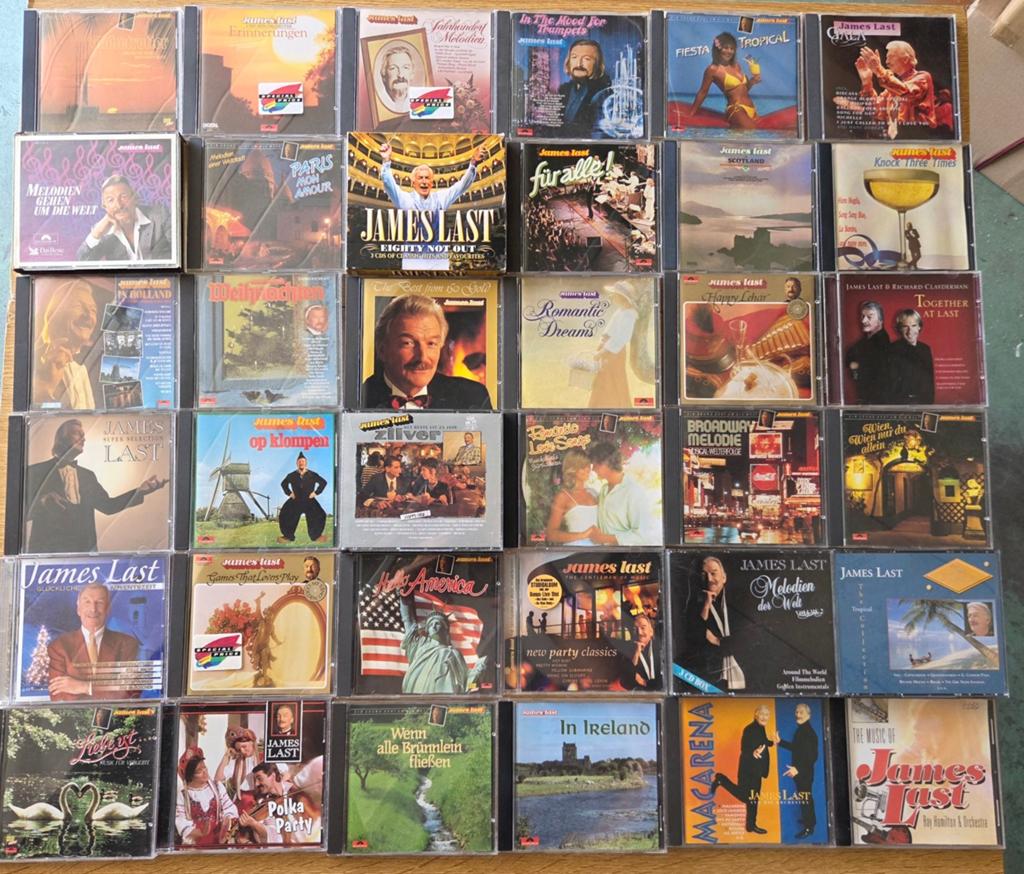 Lot James Last cd's, Enlèvement ou Envoi
