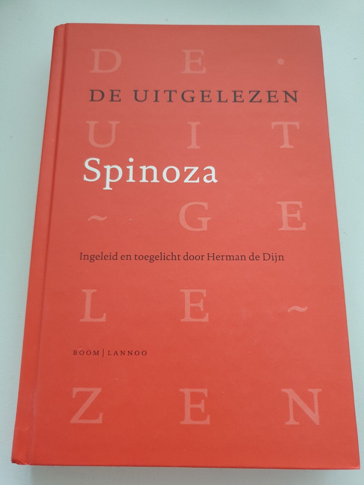 B. de Spinoza - De uitgelezen Spinoza, Boeken, Ophalen of Verzenden, Zo goed als nieuw, B. de Spinoza