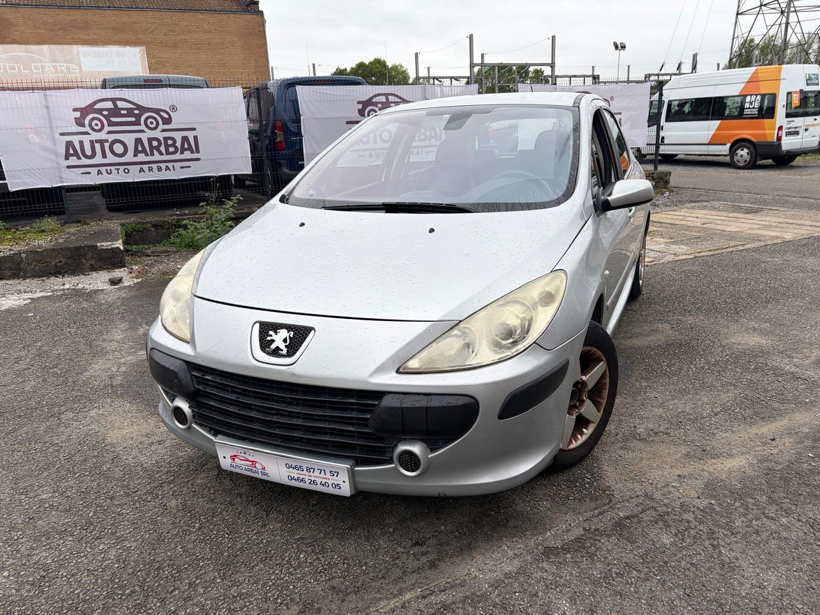 Peugeot 307 X-Line Sport 2008 1.6i 16V 188.000km full factur, Auto's, Dealer onderhouden, Zwart, 4 cilinders, Leder