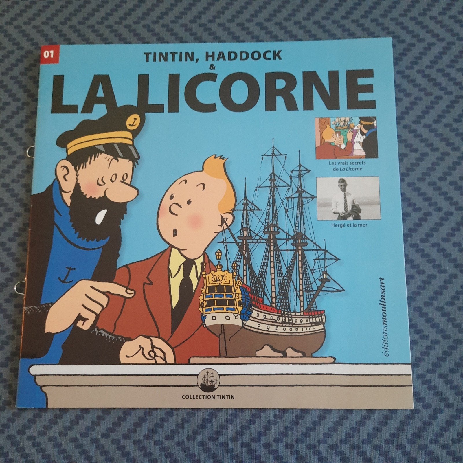 KUIFJE / TINTIN deel 1 bouwpakket " LA LICORNE " * NIEUW *, Ophalen, Kuifje, Zo goed als nieuw, Overige typen