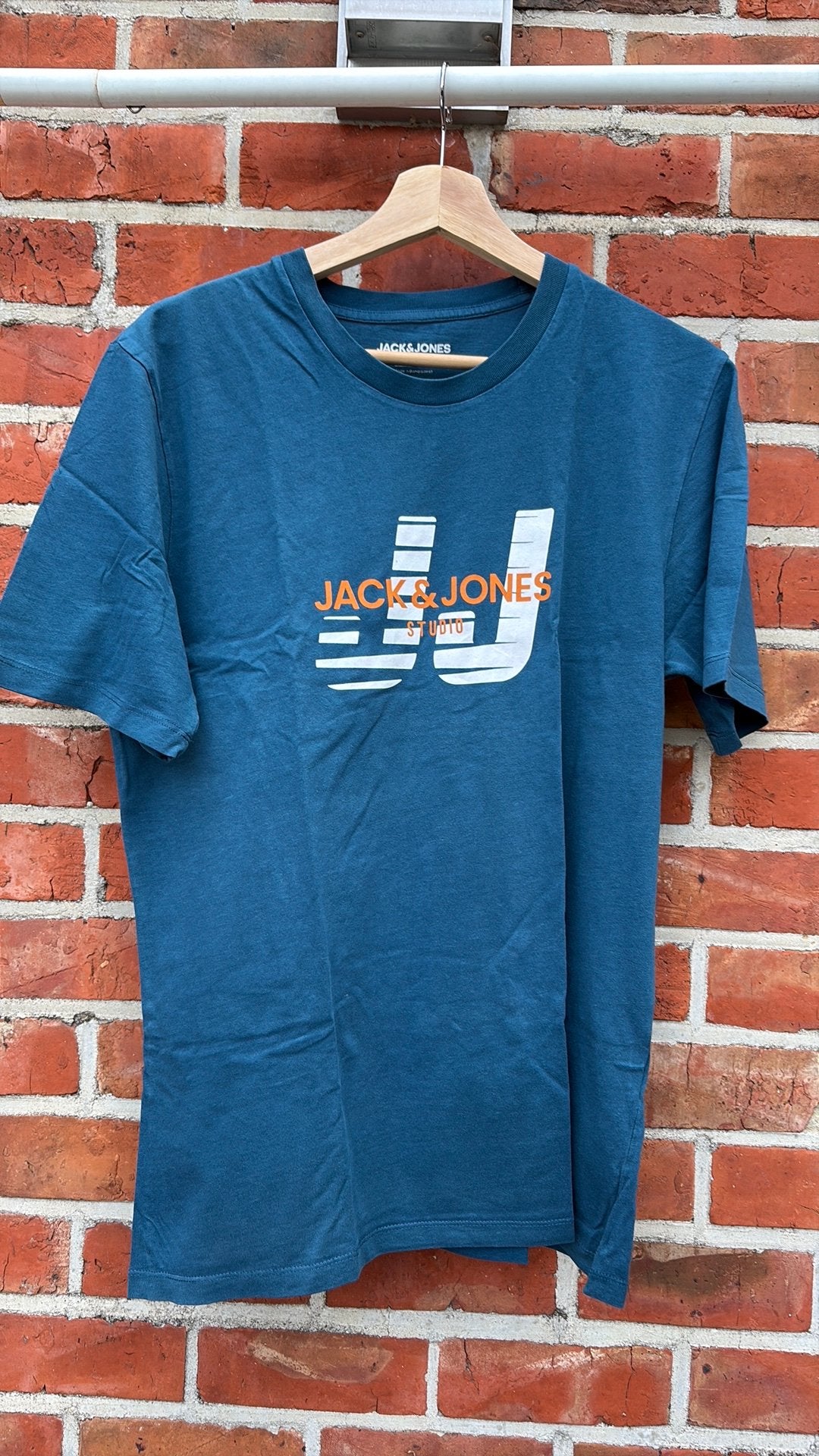T-shirt Jack & Jones, Enlèvement, Comme neuf, Taille 48/50 (M), Bleu